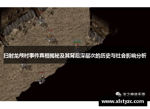 扫射龙颅村事件真相揭秘及其背后深层次的历史与社会影响分析